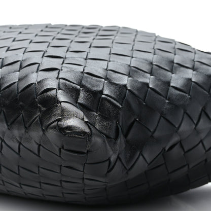 Bottega Veneta Calfskin Intrecciato Small Hop Black 8 of 8