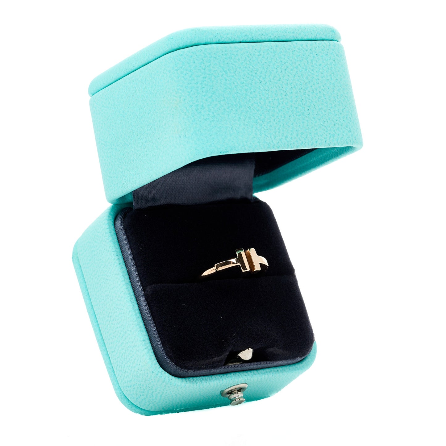 18K Rose Gold T Wire Ring 48 4.5