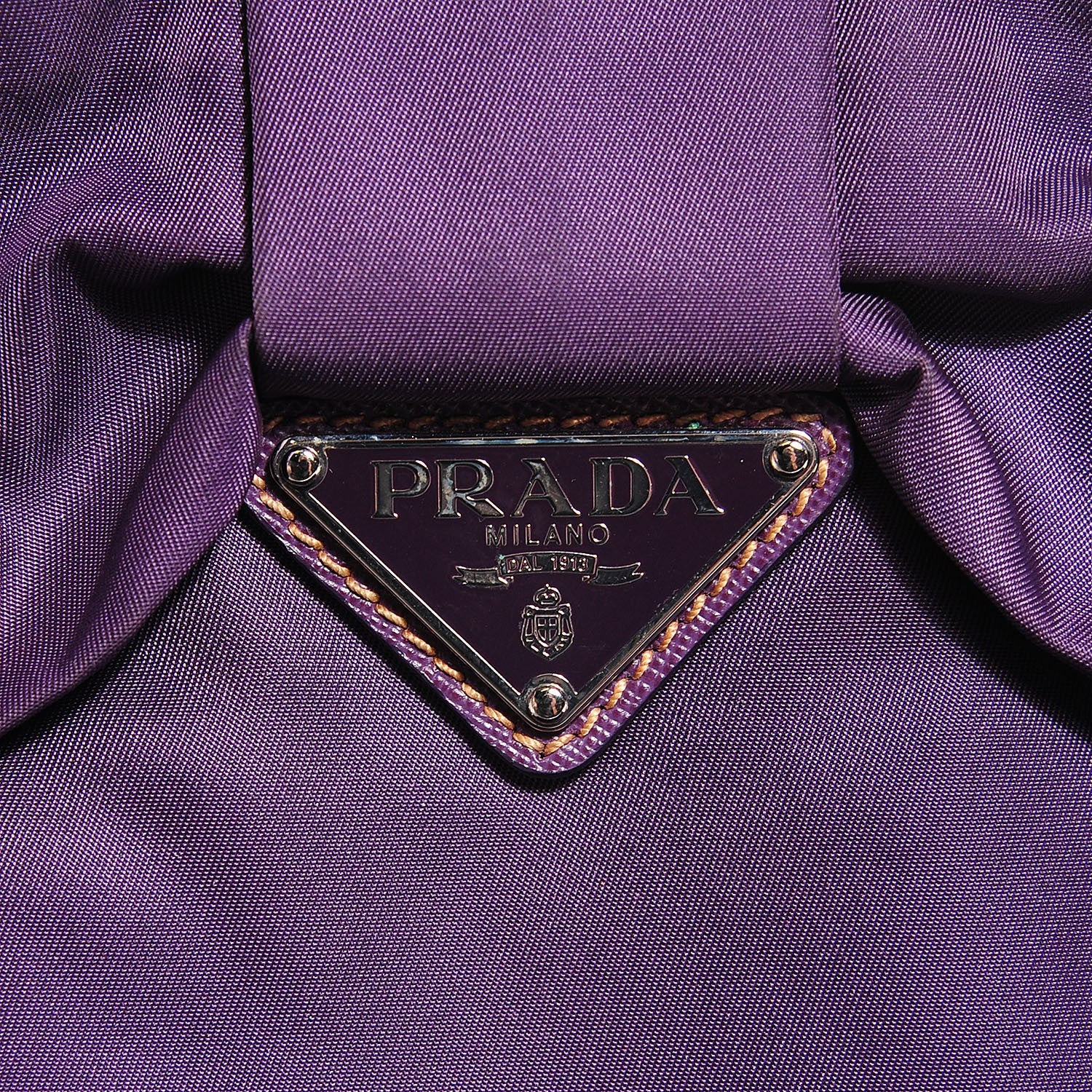 Prada Nylon Fiocco Bow Tote Viola 16 of 20