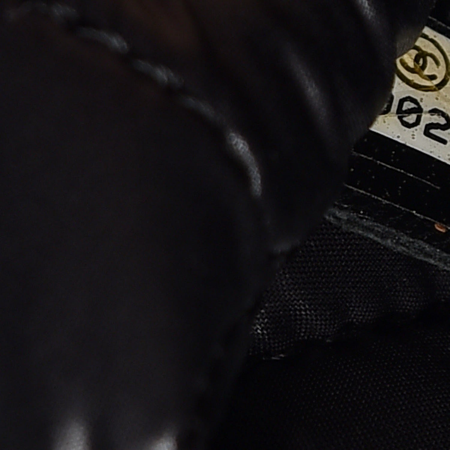 Chanel Lambskin Patent Quilted Medium Cosmetic Case Black 6 of 6