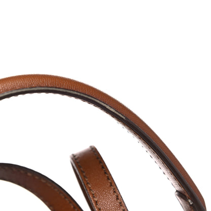 Fendi Goatskin Snakeskin Medium Peekaboo Iconic Satchel Brown 14 of 14