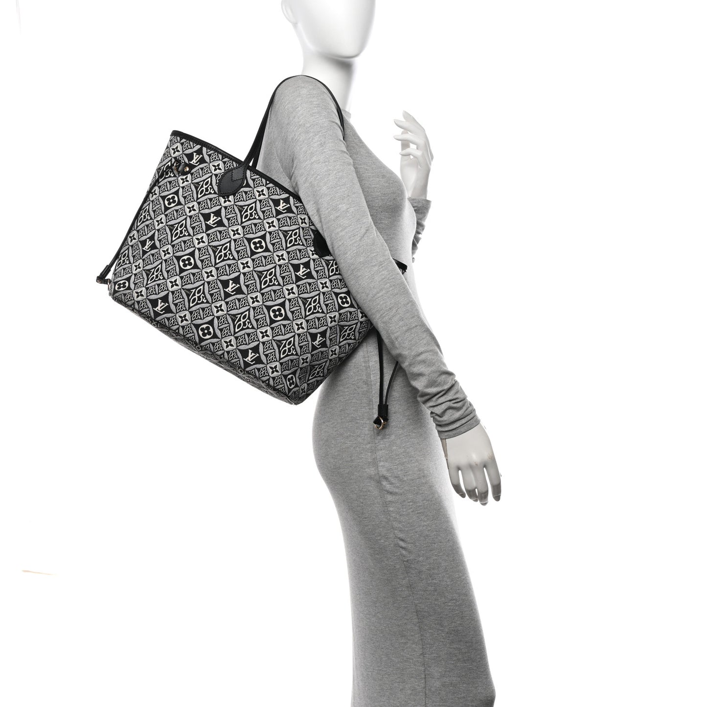 Jacquard Since 1854 Neverfull MM Grey