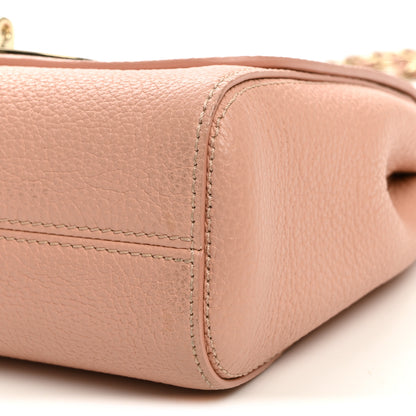 Mulberry Small Classic Grain Calfskin Small Lily Flap Light Salmon 9 of 9