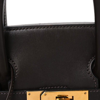 Hermes Box Bi-Color HAC Birkin 32 Ebene Cyclamen 7 of 14