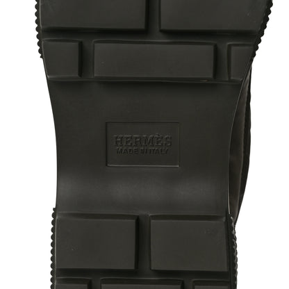 Hermes Calfskin Parachute Fresh Ankle Boots 37.5 Khaki 6 of 10