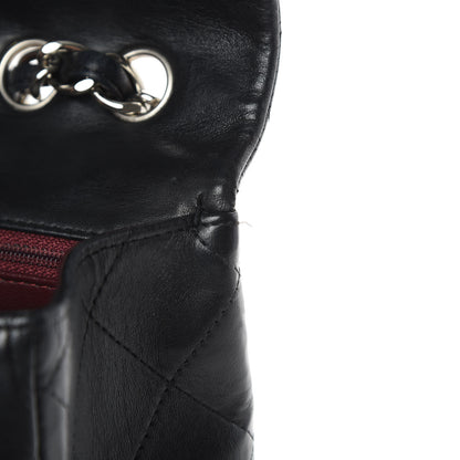 Chanel Lambskin Quilted Jumbo Single Flap Black 12 of 15