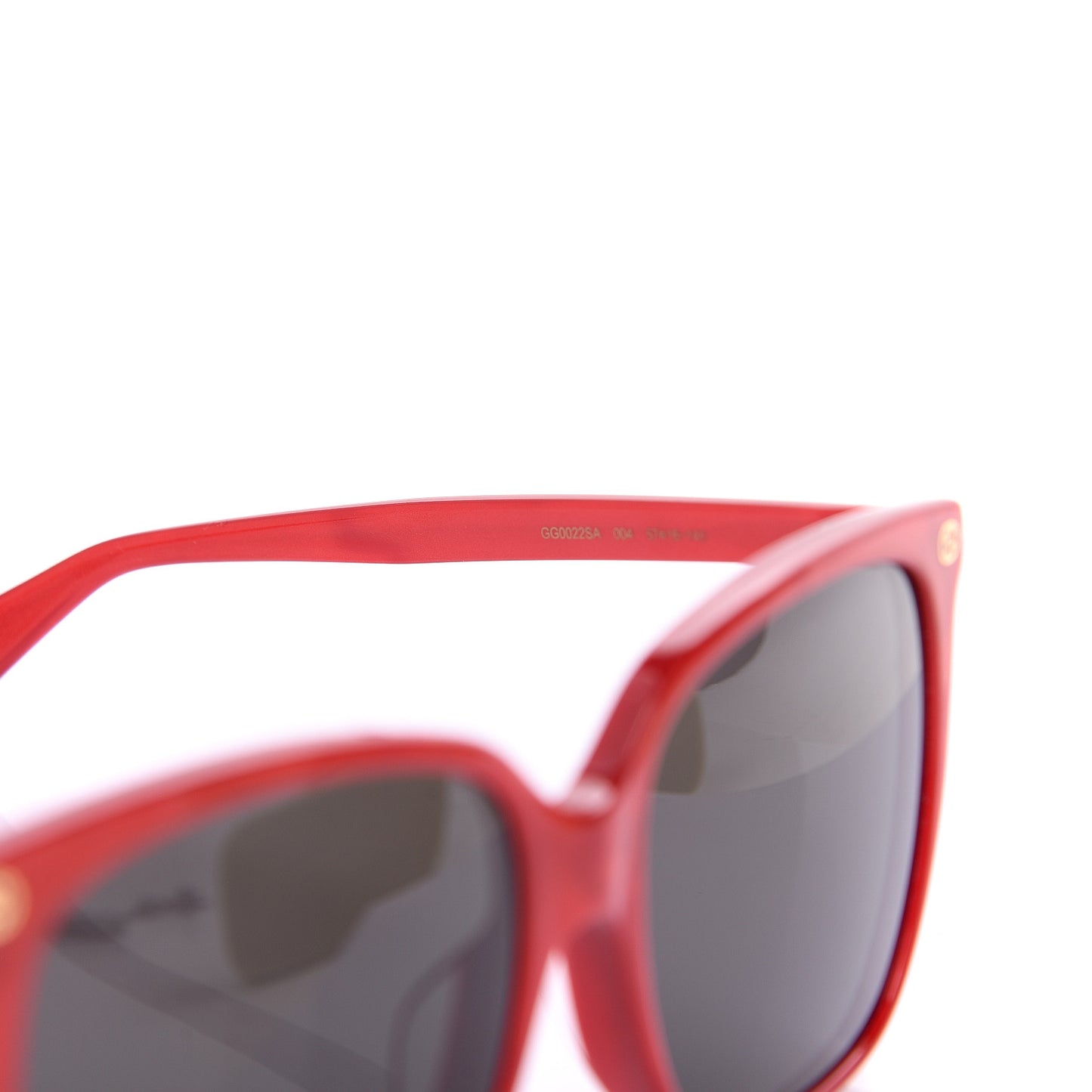 Acetate GG Sunglasses GG0022S Red