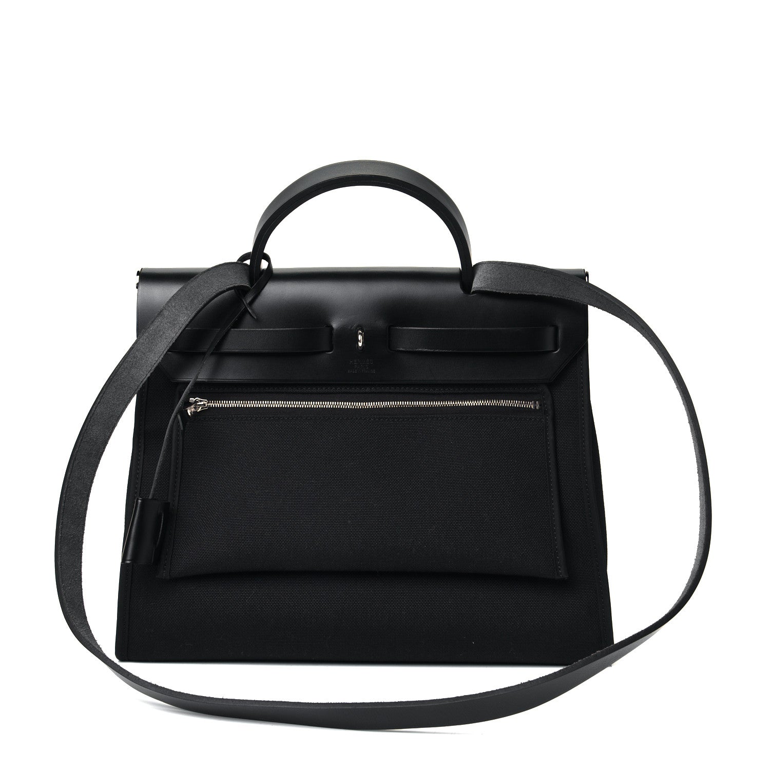 Hermes Toile Vache Hunter Herbag Zip PM 31 Black 2 of 4