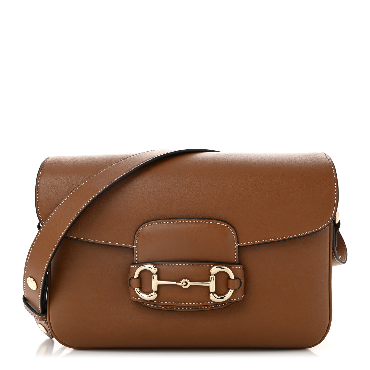 Arabella Calfskin Horsebit 1955 Soft Small Shoulder Bag Sundial