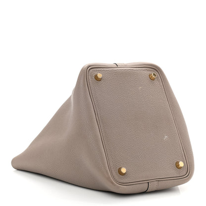 Hermes Taurillon Maurice Picotin Lock 18 PM Gris Asphalte 4 of 10