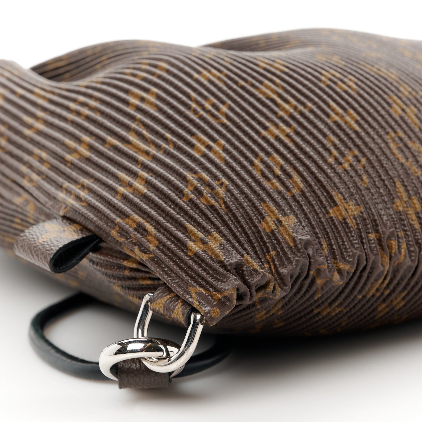 Monogram Canvas Pleated Explorer Bag MM