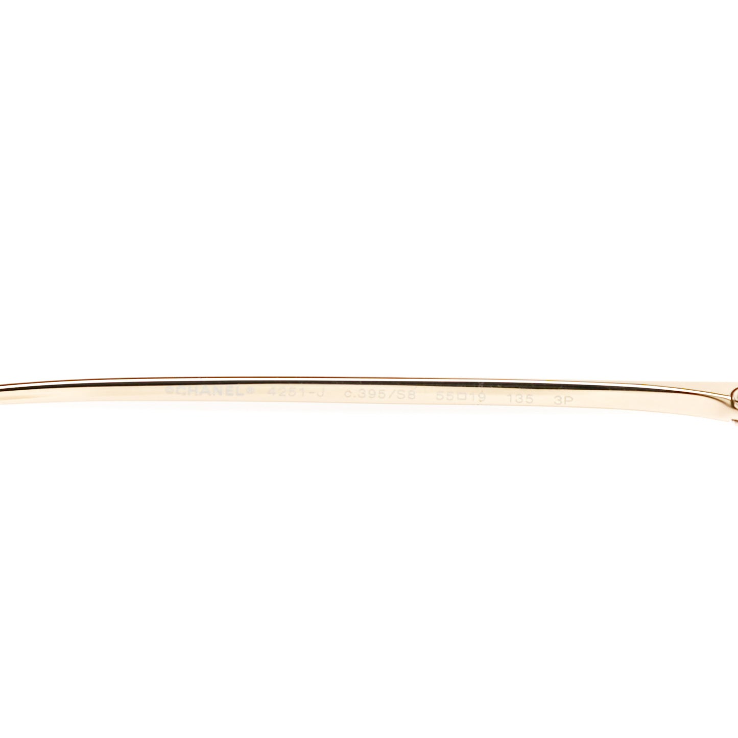 Round Sunglasses 4251-J Gold Black