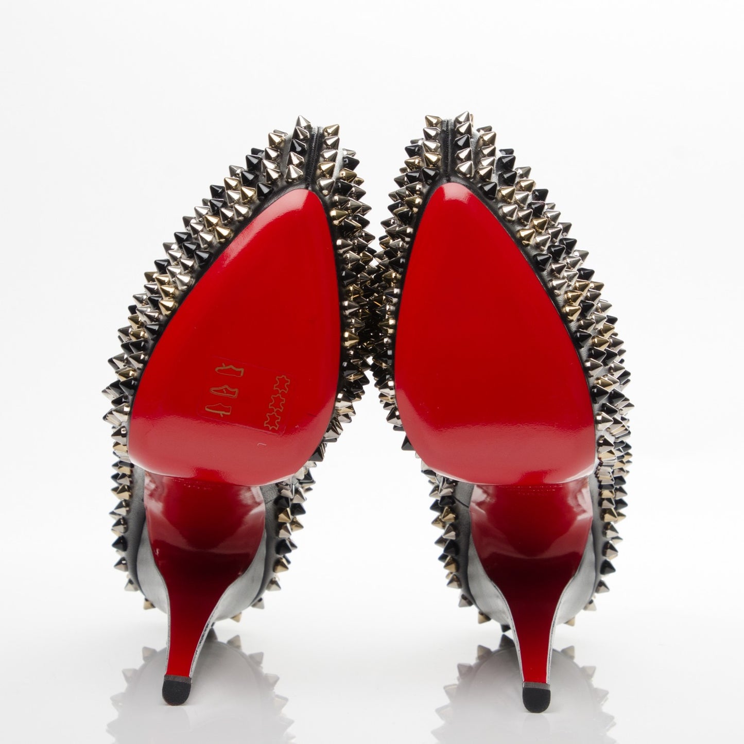 Nappa Daffodile Spikes 160 Pumps 39.5 Black