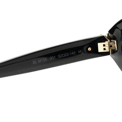 Saint Laurent Acetate Sunglasses SL M136 Black 7 of 8