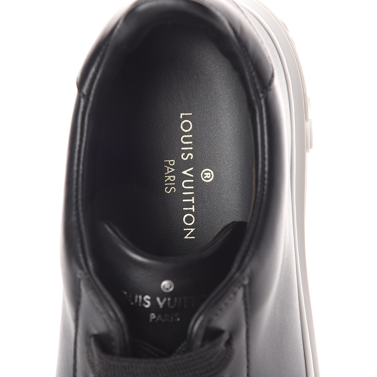 Calfskin Time Out Sneakers 37 Black