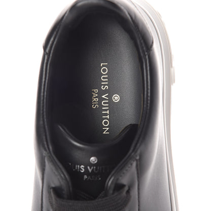 Louis Vuitton Calfskin Time Out Sneakers 37 Black 5 of 7