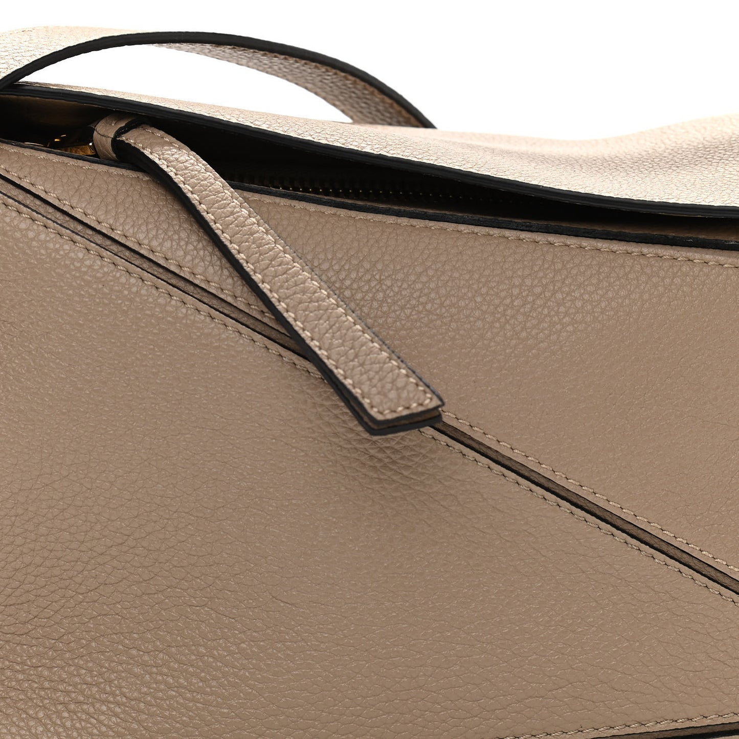 Calfskin Small Puzzle Bag Sand