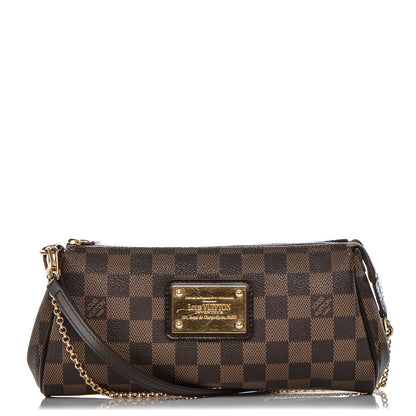 Louis Vuitton Damier Ebene Eva Clutch 1 of 8