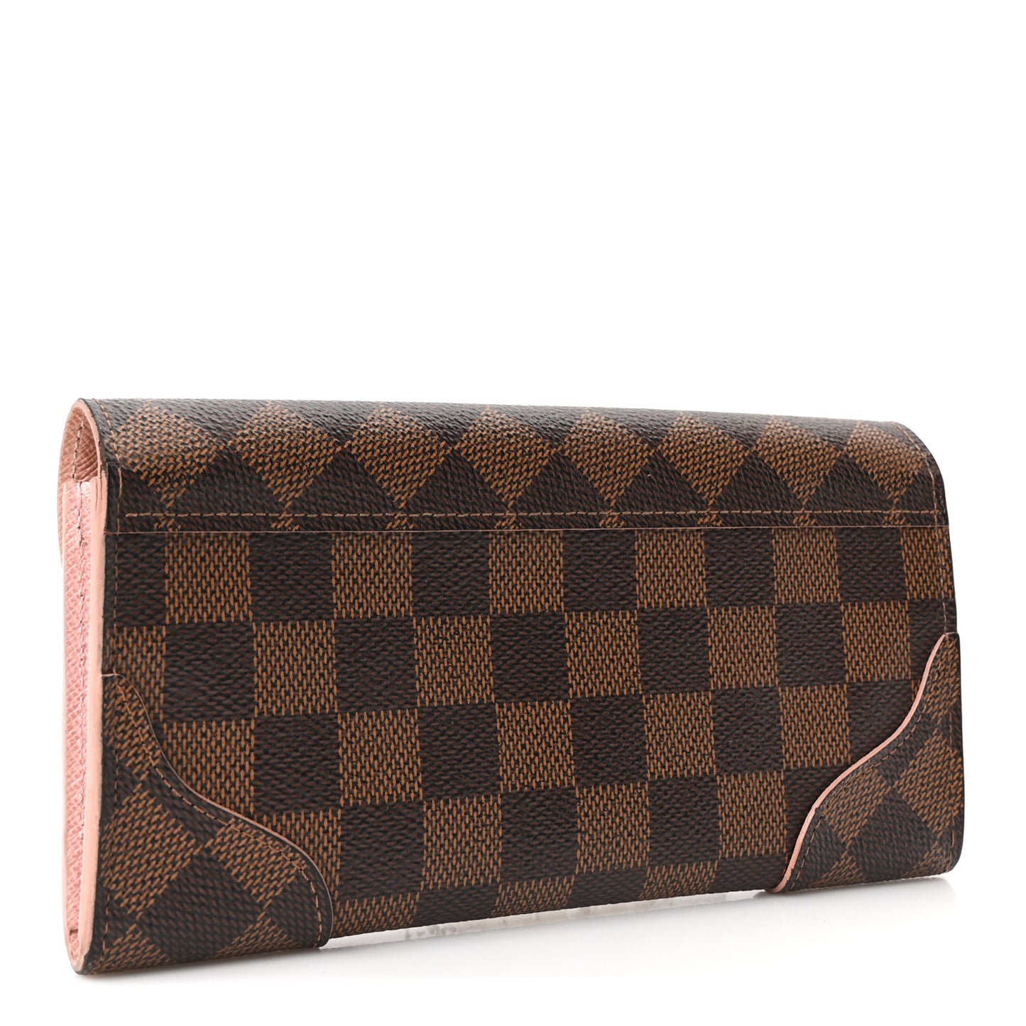Damier Ebene Caissa Wallet Rose Ballerine