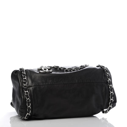 Chanel Lambskin Large Sharpei Shoulder Bag Black 4 of 9