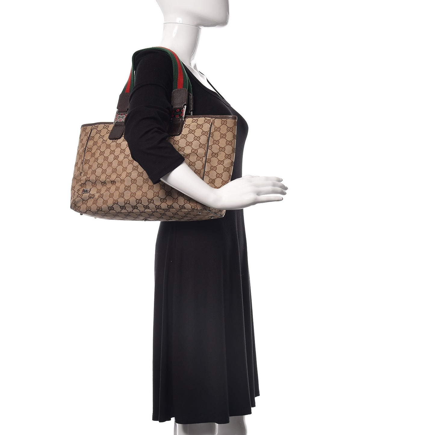 GG Monogram Pop Tote Brown