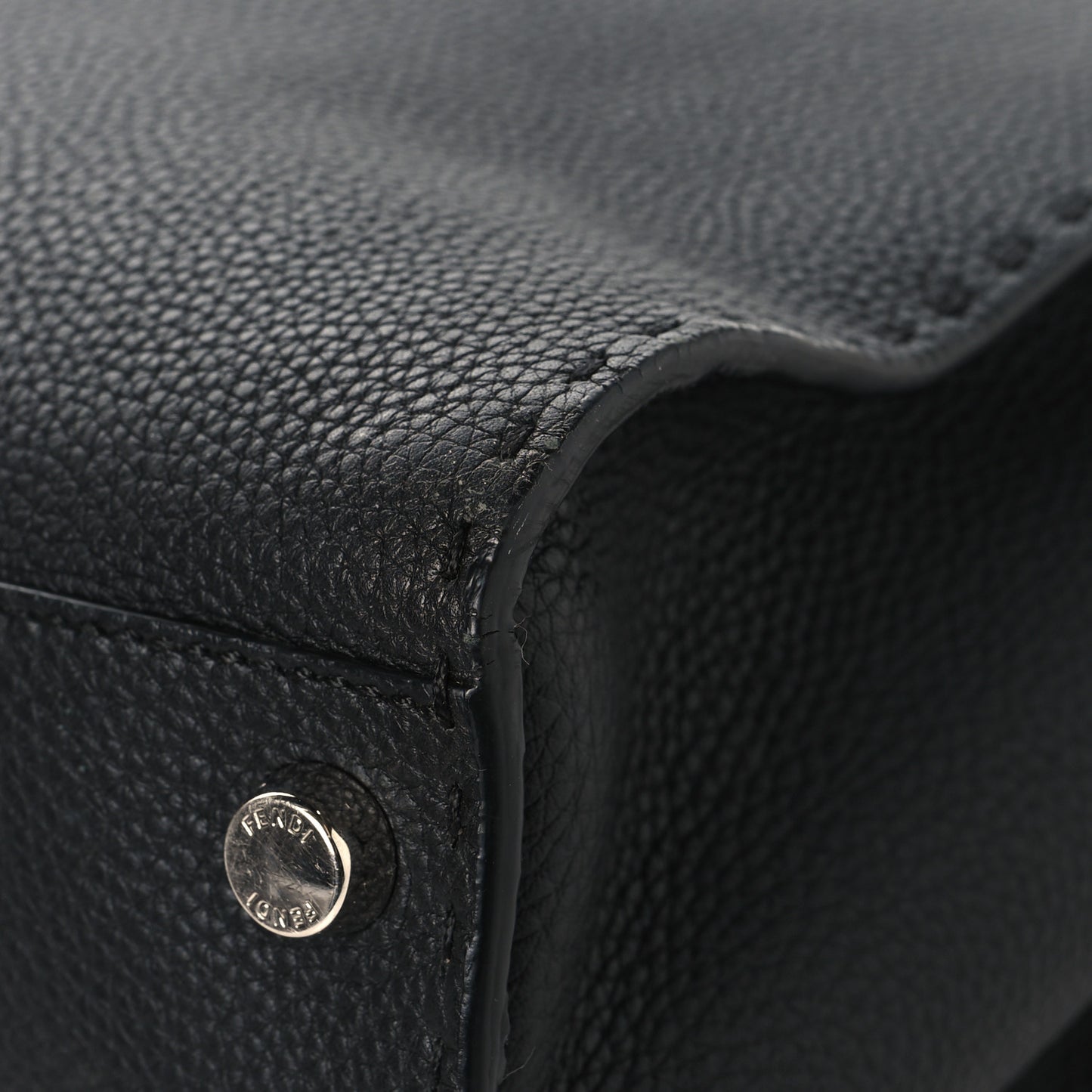 Cuoio Romano Selleria Vitello Zeus Large Mens Peekaboo Iconic Essential Satchel Black Rosso