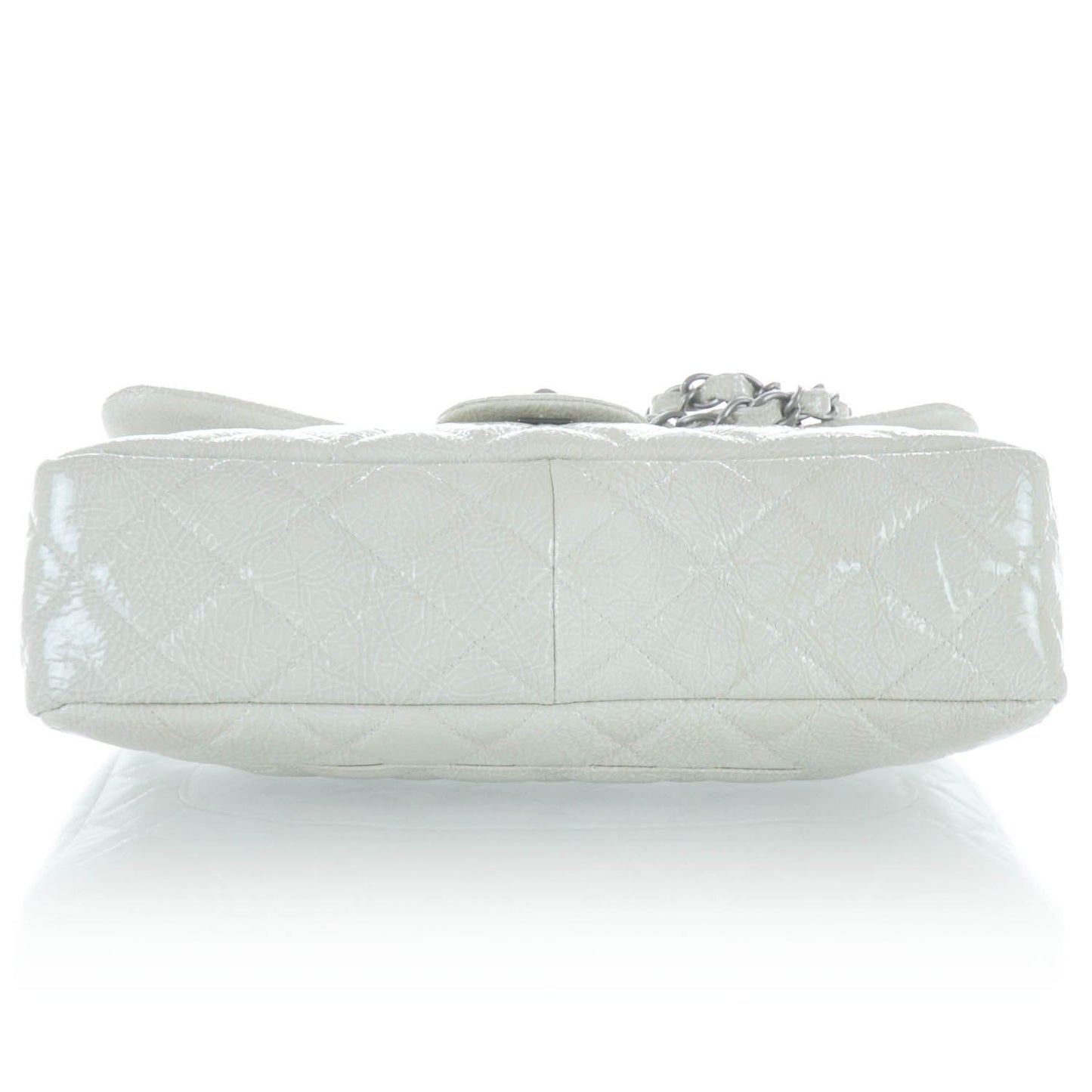 Crackled Patent Jumbo Flap