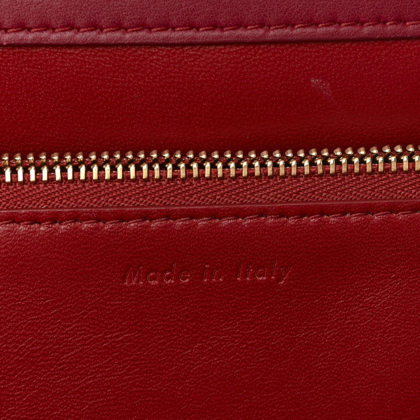 Patina Box Calfskin Medium Clasp Bag Scarlet