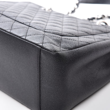 Chanel Caviar Quilted Grand Shopping Tote GST Black 12 of 13
