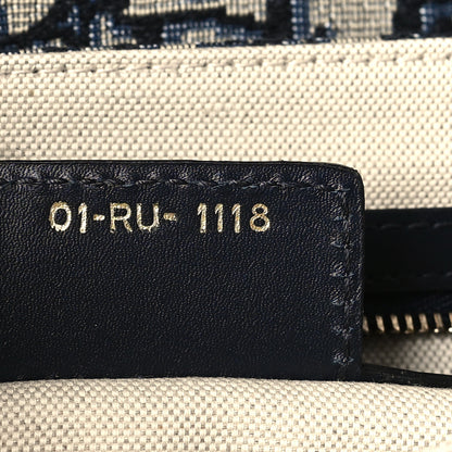 Christian Dior Oblique Saddle Bag Blue 7 of 10