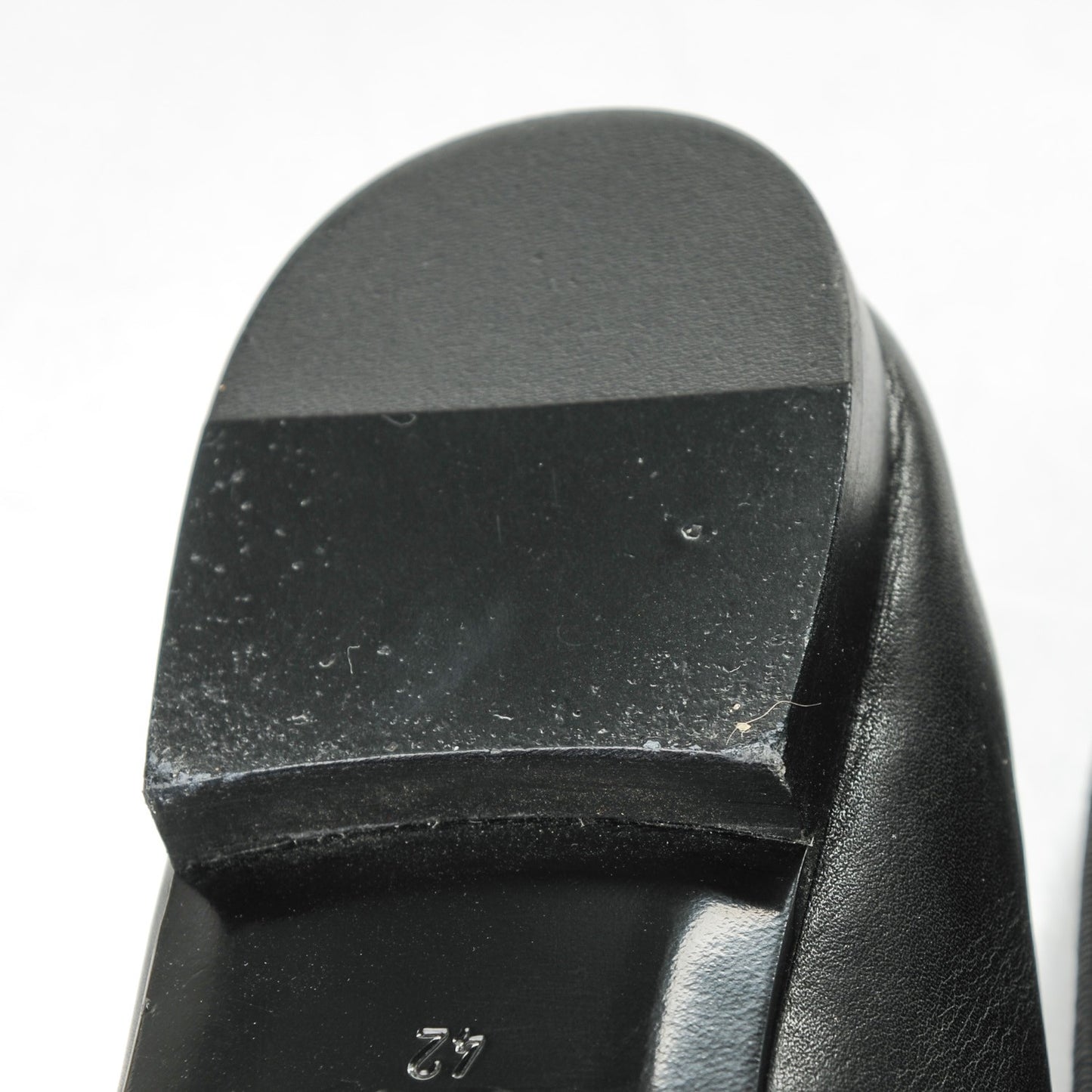 Lambskin Cap Toe CC Ballerina Flats 42 Black