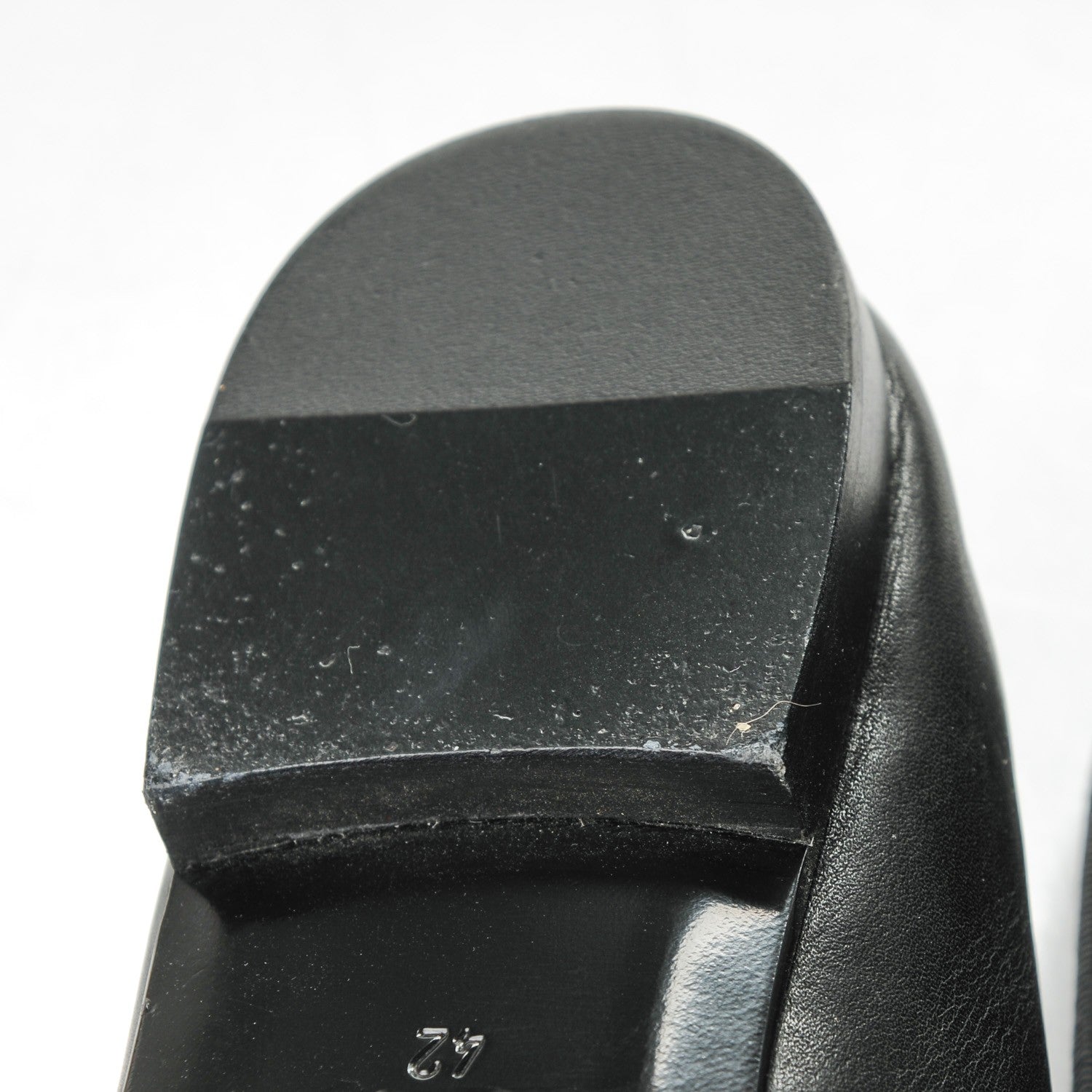 Chanel Lambskin Cap Toe CC Ballerina Flats 42 Black 10 of 11