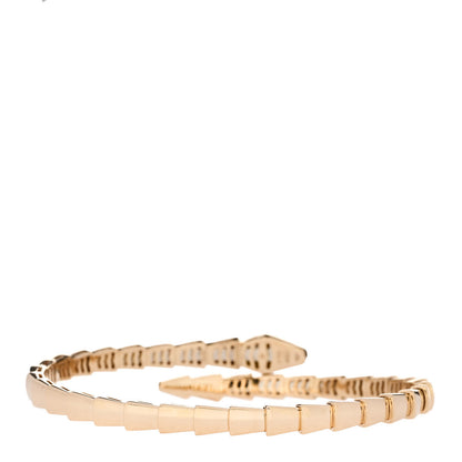 Bulgari 18K Yellow Gold Diamond Serpenti Viper Bracelet M 2 of 4