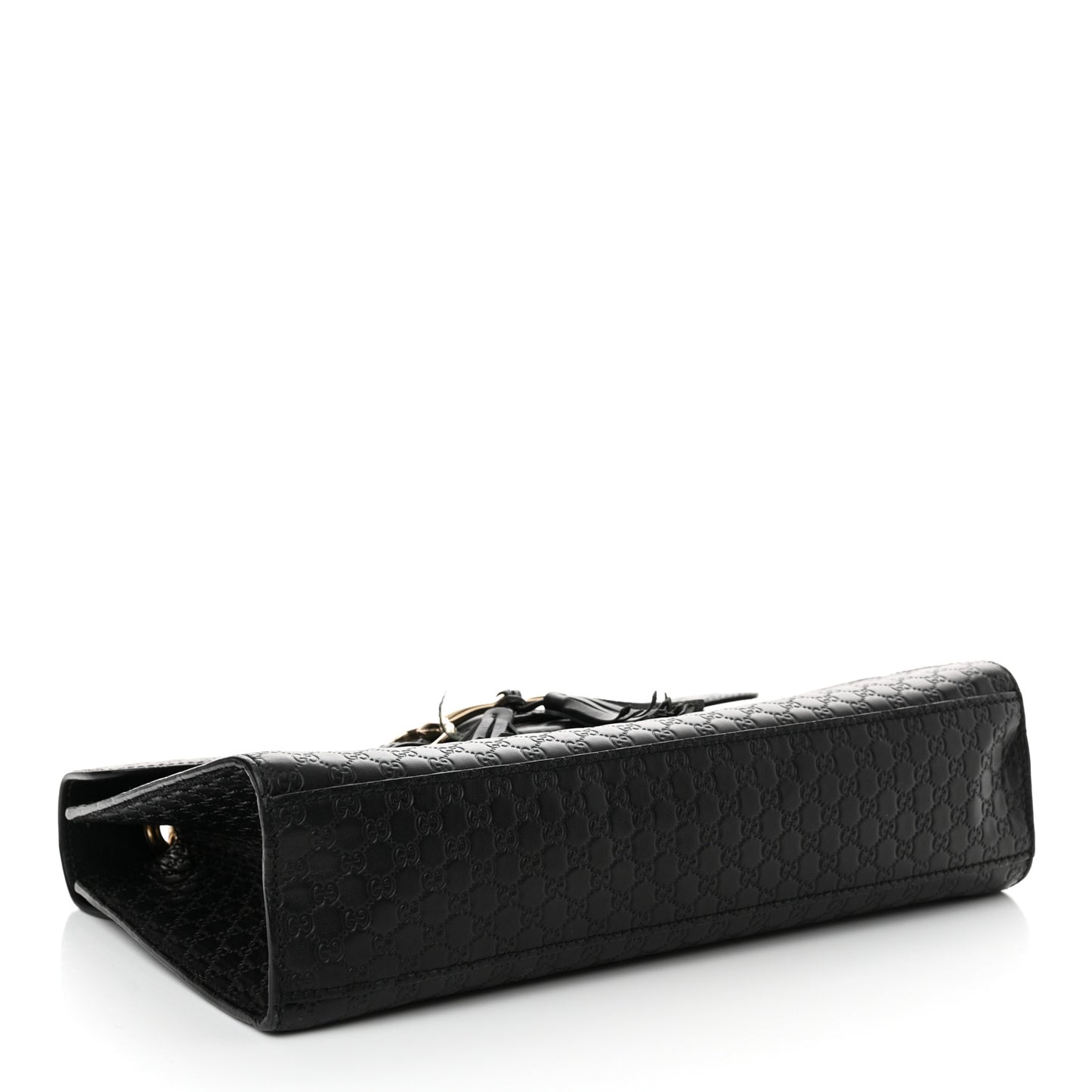 Microguccissima Medium Emily Chain Shoulder Bag Black