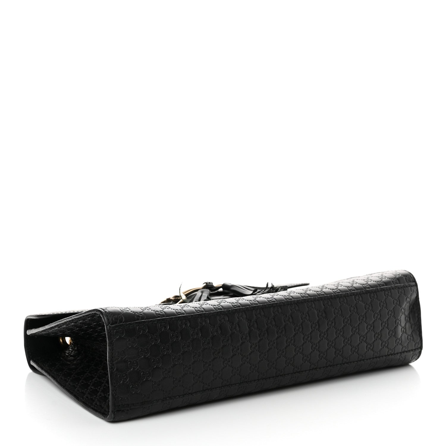 Gucci Microguccissima Medium Emily Chain Shoulder Bag Black 4 of 15