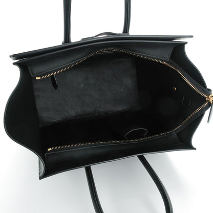 Celine Smooth Calfskin Mini Luggage Black 5 of 7