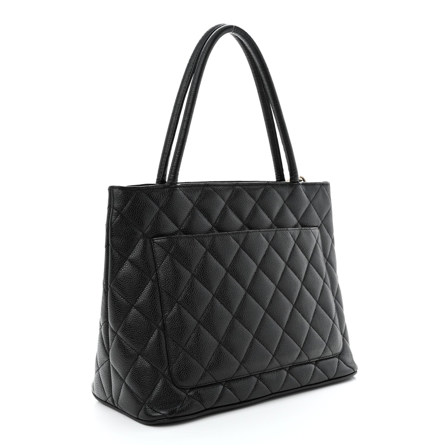 Chanel Caviar Quilted Medallion Tote Black 3 of 10