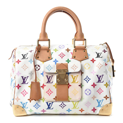 Louis Vuitton Monogram Multicolor Speedy 30 White 1 of 10