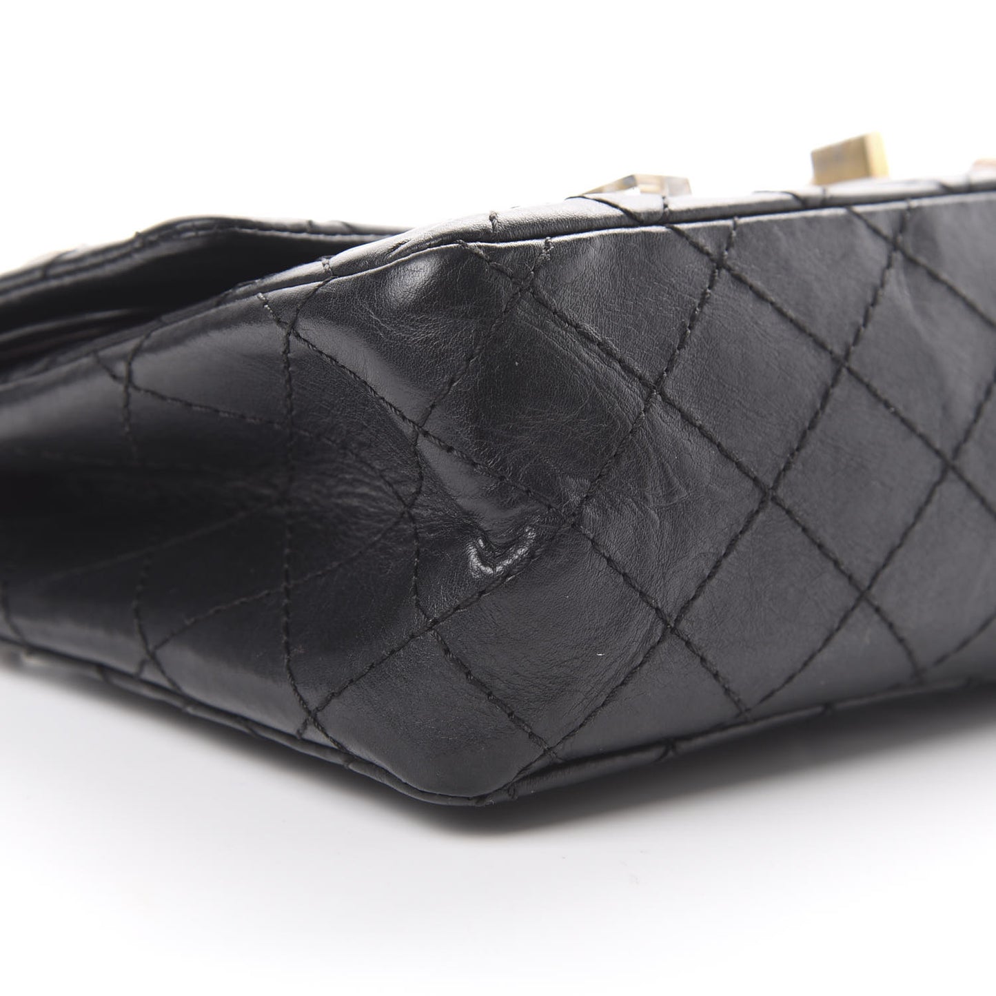 Aged Calfskin Lucky Charms 2.55 Reissue 225 Flap Black