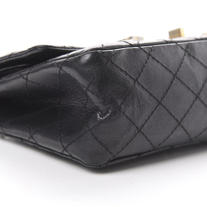 Chanel Aged Calfskin Lucky Charms 2.55 Reissue 225 Flap Black 8 of 16