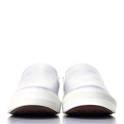 Louis Vuitton Monogram Mens Trocadero Slip On Sneakers 8 White 2 of 9