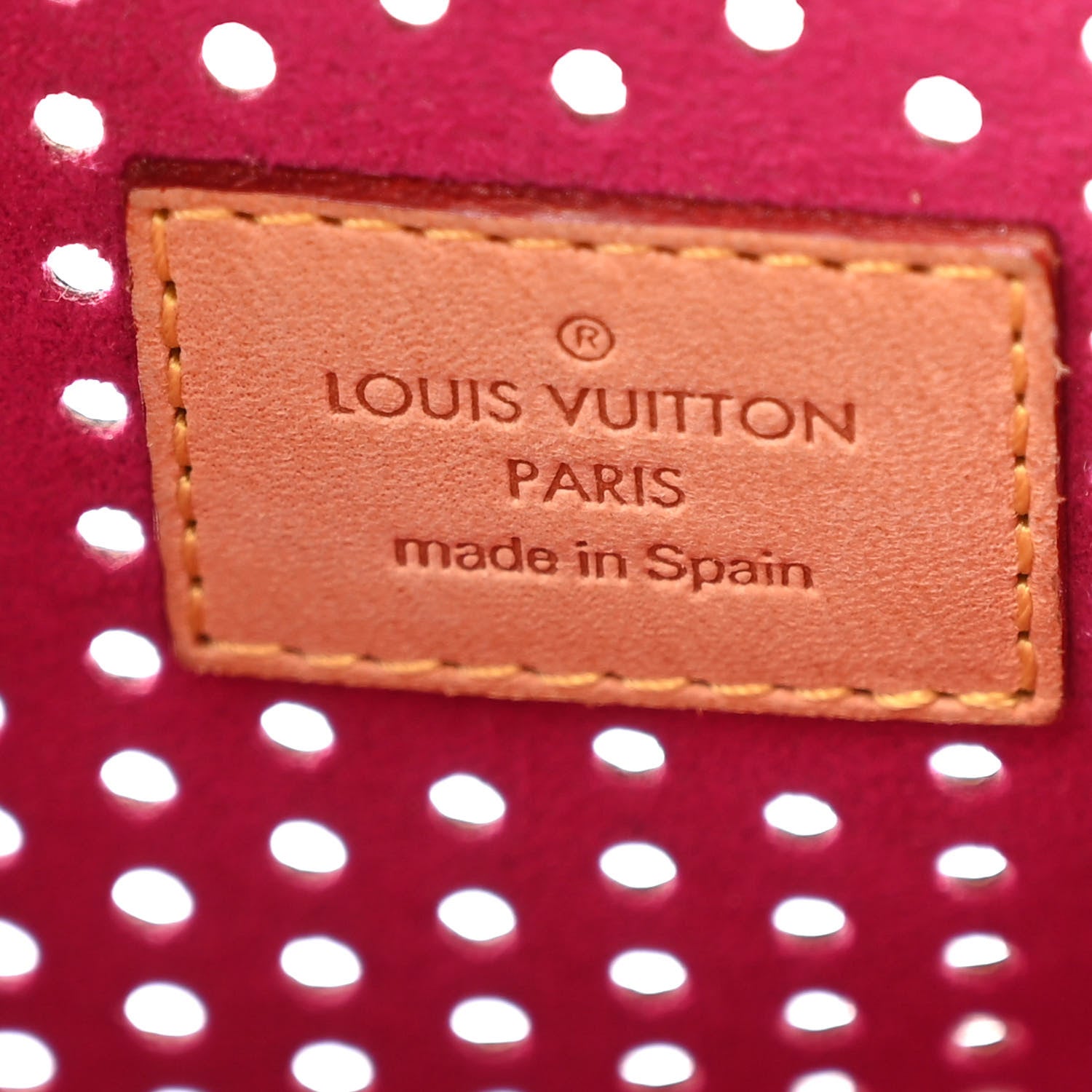 Louis Vuitton Monogram Perforated Musette Fuchsia 6 of 15