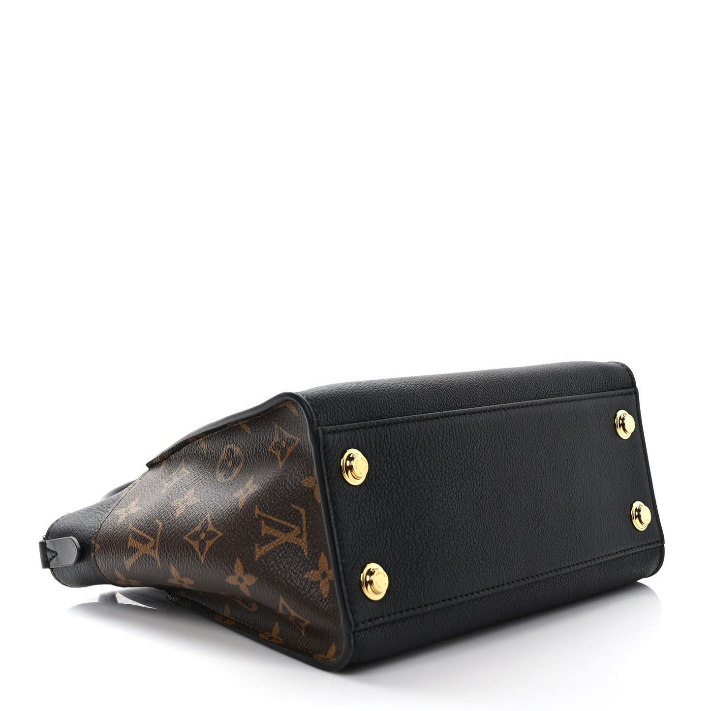 Calfskin Monogram On My Side PM Black
