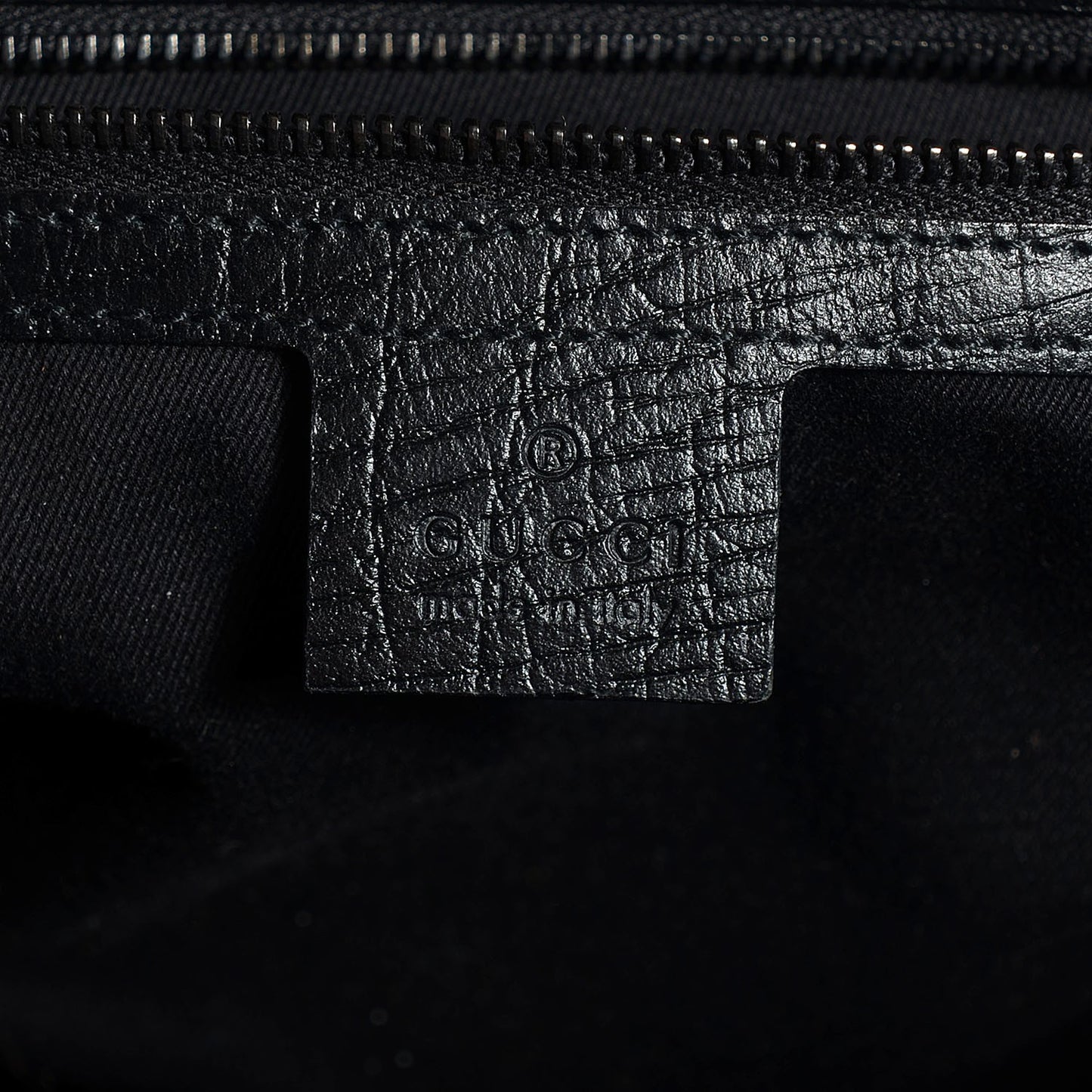 Leather Bamboo Bullet Black