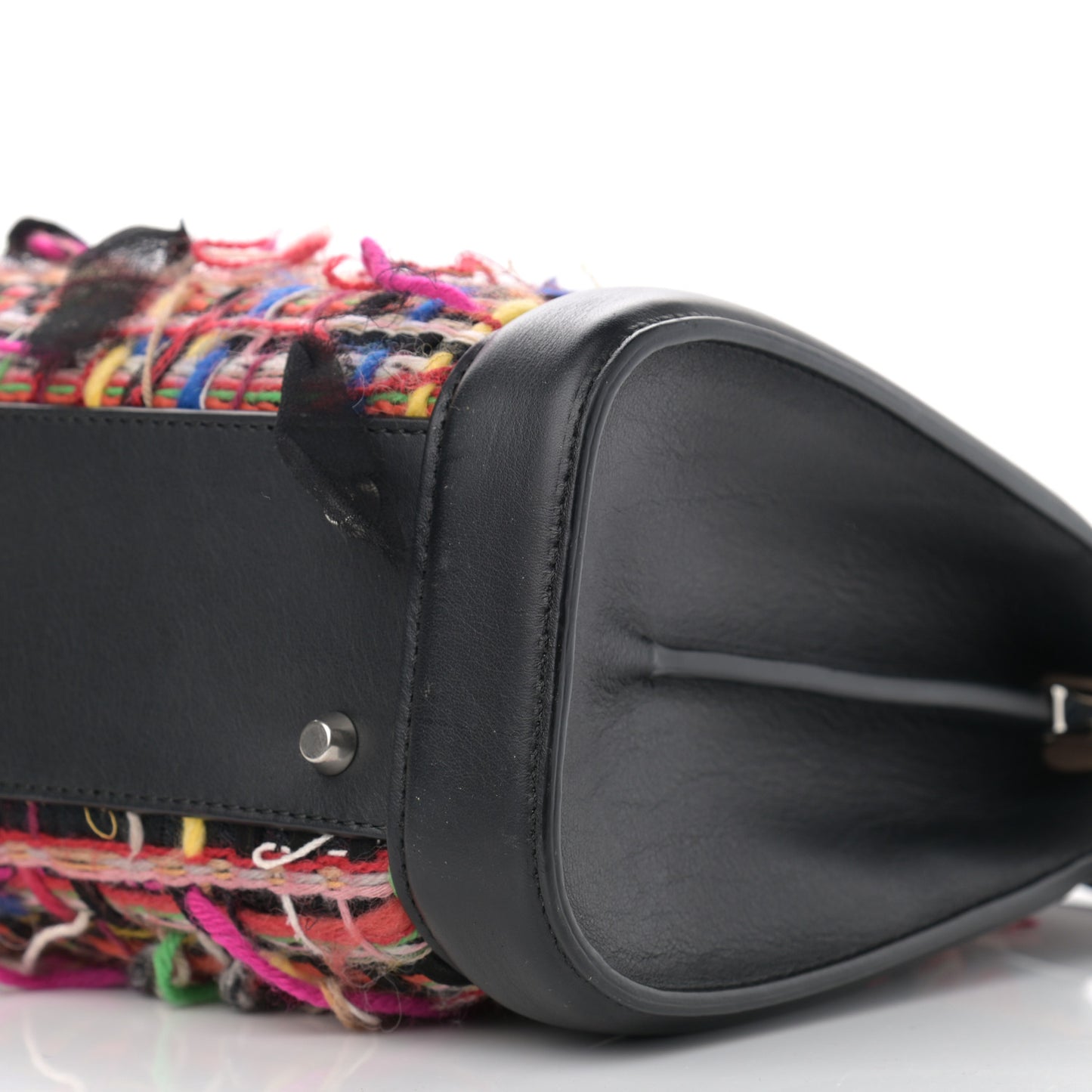 Tweed Sweet Calfskin Small Heroine 30 Multicolor Black