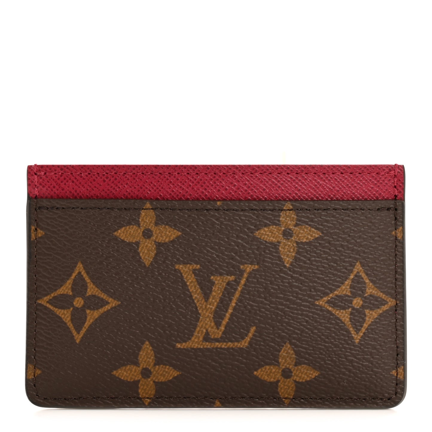 Monogram Card Holder Fuchsia