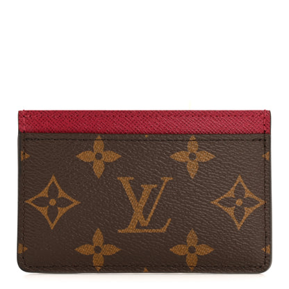 Louis Vuitton Monogram Card Holder Fuchsia 1 of 7
