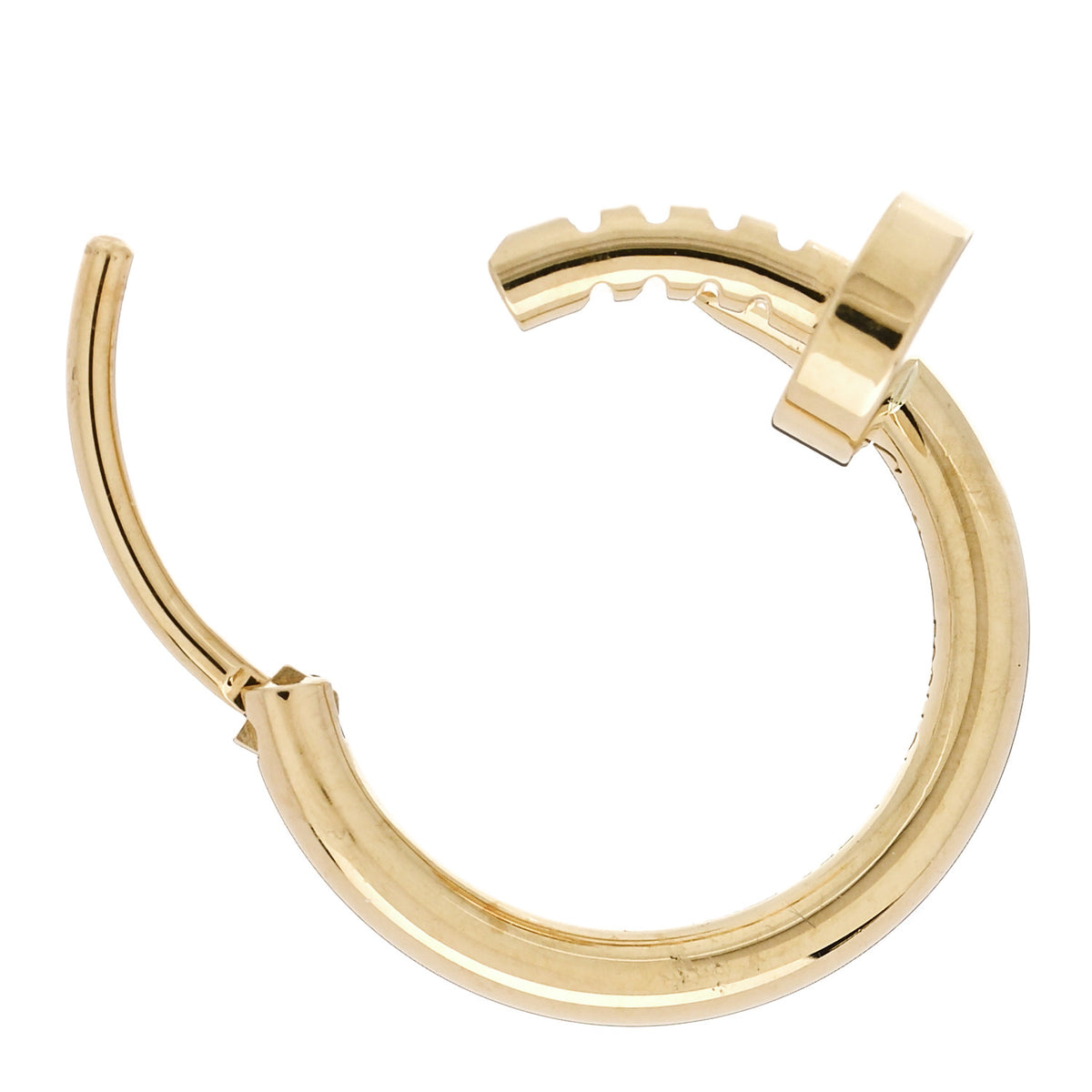 Cartier 18K Yellow Gold Juste Un Clou Single Hoop Earring 3 of 5
