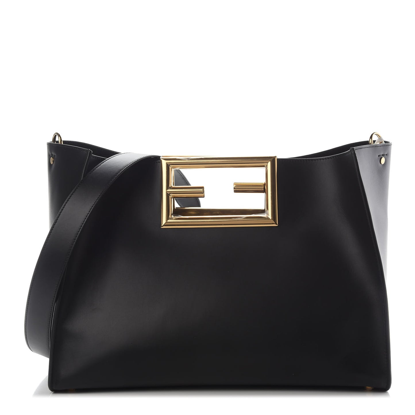 Vitello King Medium Fendi Way Tote Black