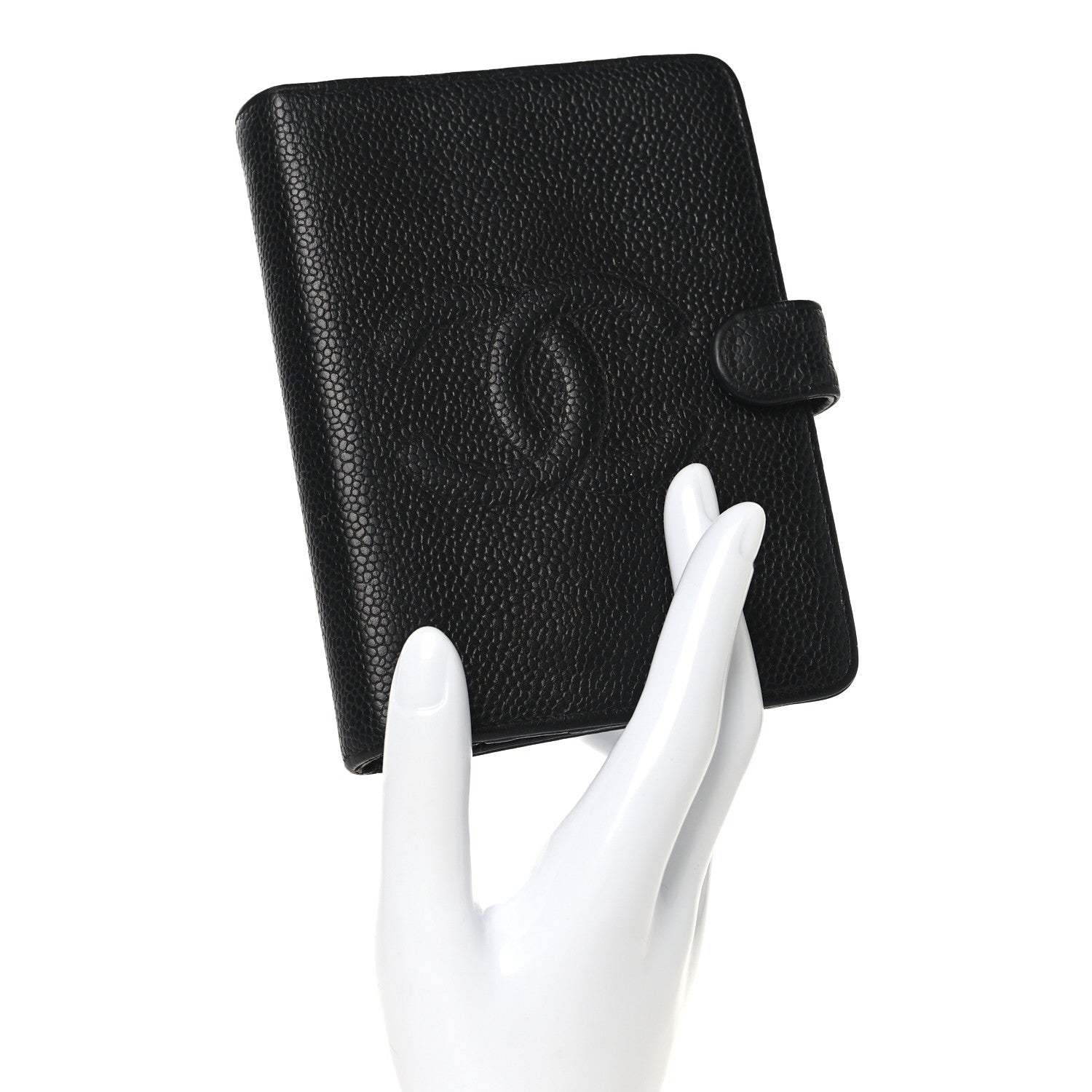 Chanel Caviar Timeless CC Ring Agenda Planner Black 2 of 14